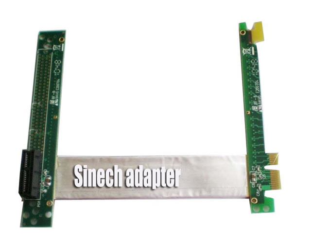 ST8015B PCI-E express X1 riser card with high speed flex cable 